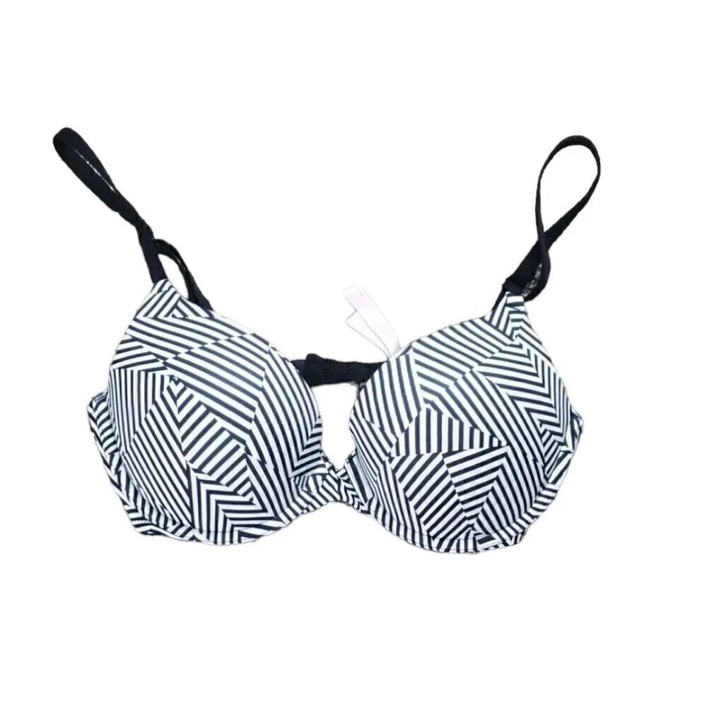 Pink Victoria's Secret Zebra Black & Pink Bra